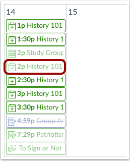 查看更新的约会