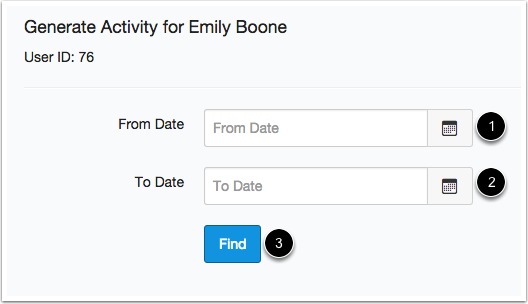 Enter Date Range